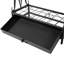 Iron Freestanding Umbrella Stand Coat Rack with Storage