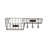 Syntra Black Metal Wall Hook & Shelf Organizer