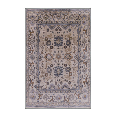 Tapis oriental mauve