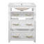 Meuble-lavabo en bois massif avec lavabo en céramique et rangement à 3 tiroirs-482200675