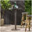 Outdoor 26" Round PE Rattan Bar Table, Multibrown