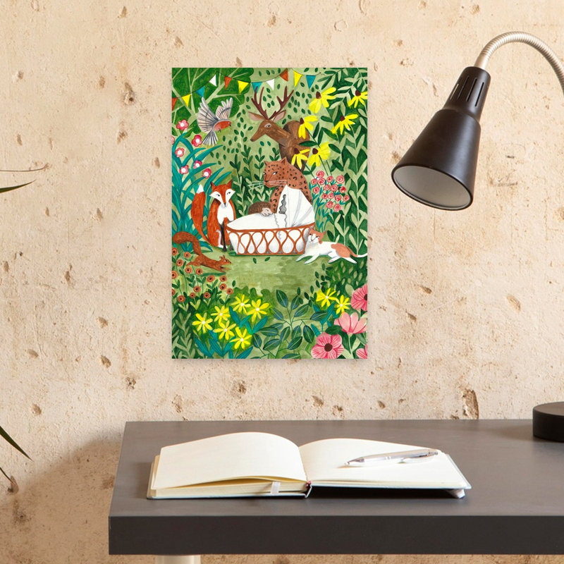 Art contemporain contemporain abstrait, H 18 po x l 12 po