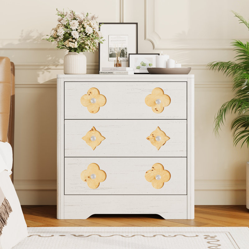 80 cm W Chest of 3 Drawers