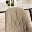 Chaise d'appoint rembourrée en similicuir Chardee-1647928883