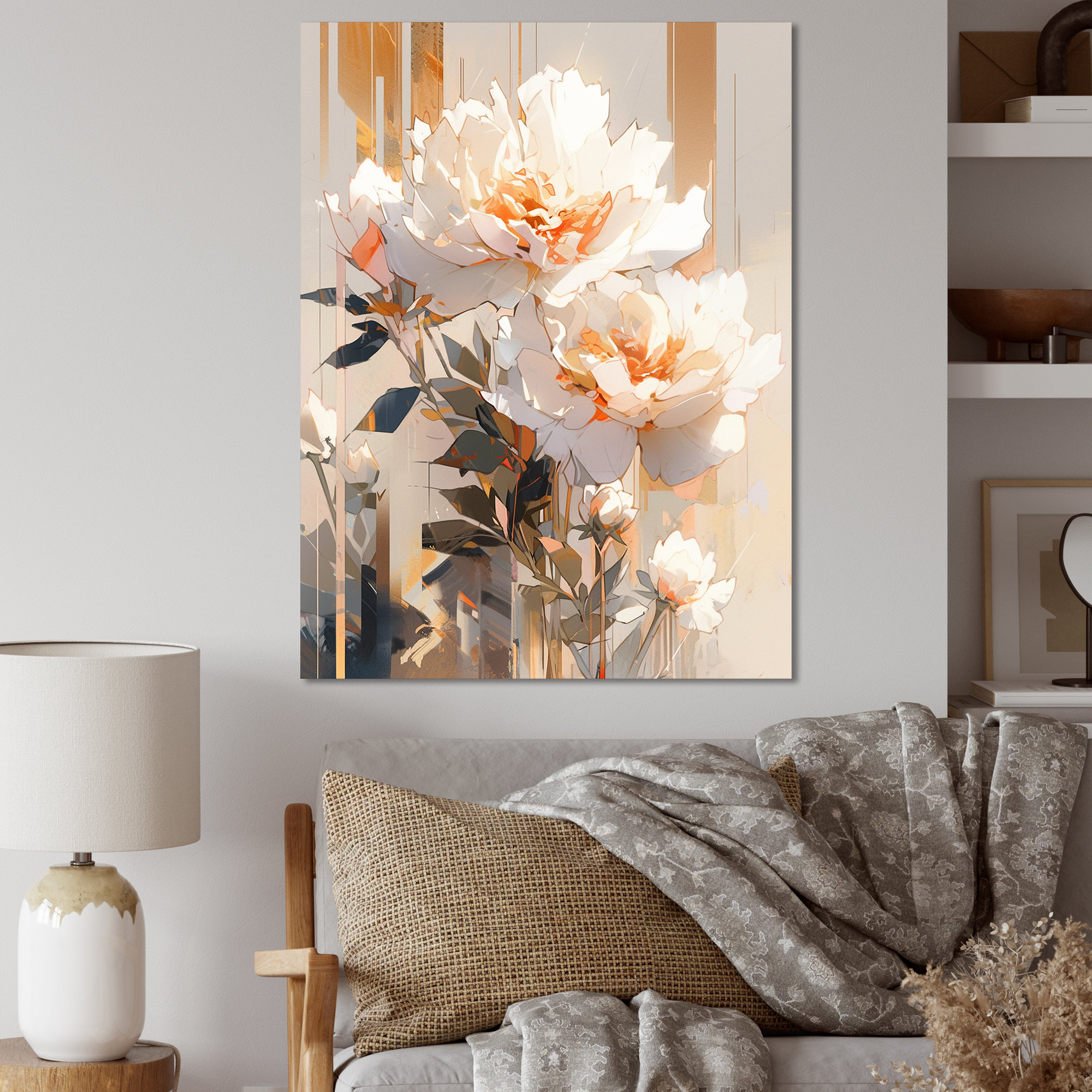 Winston Porter Peony Blossoms Of Tranquility III On Canvas Print | Wayfair