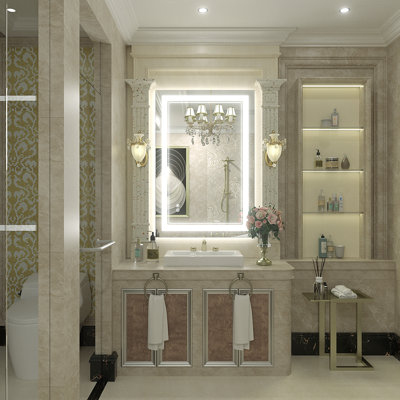  Miroir de salle de bain Wayfair Basics 