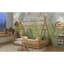 Lit de maison en bois robuste avec lits pour enfants pleine grandeur à DEL pour des espaces ludiques