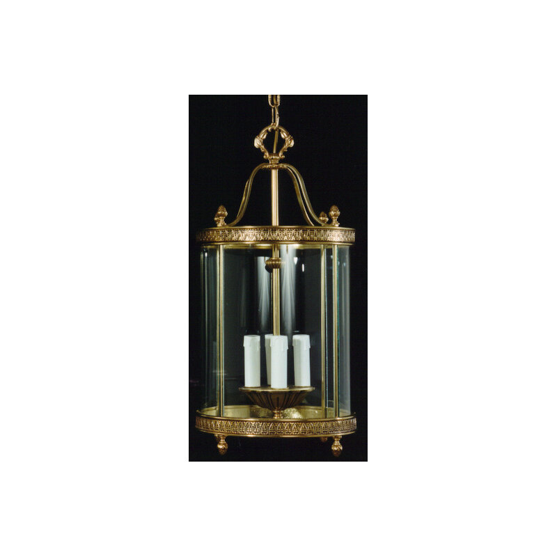 Bang 4 - Light Lantern Pendant, Dark Flemish