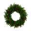 30In. Artificial Norfolk Mixed Pine Wreath With Pinecones