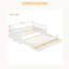 Lit de jour double avec lit gigogne simple et tiroirs-316332605