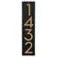 Floating Modern 3" Number Vertical Address Plaque (4 Digits)-435911494-435911280-435907216