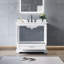 Meuble-lavabo sur pied l 36 po x H 34,2 po avec comptoir en marbre de culture blanc pur et lavabo simple-1069503542-1068242428