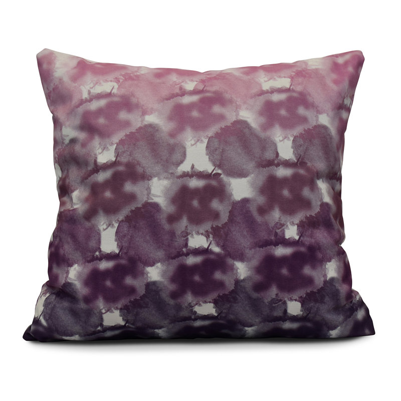 Housse de coussin carrée extérieure/insert, 18 po x 18 po, Violet