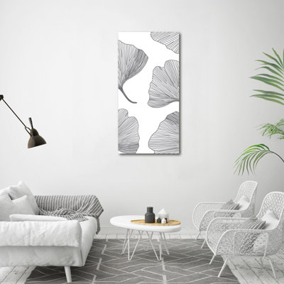 Ginkgo 1 Piece Wrapped Canvas Wall Art