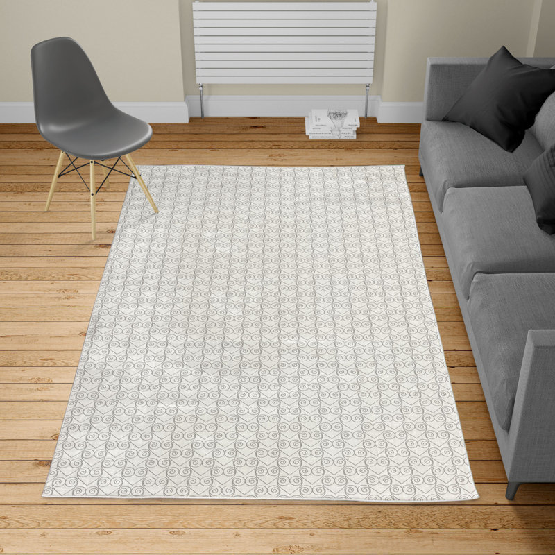 Tapis gris Coconut, Rectangle 10 pi x 15 pi