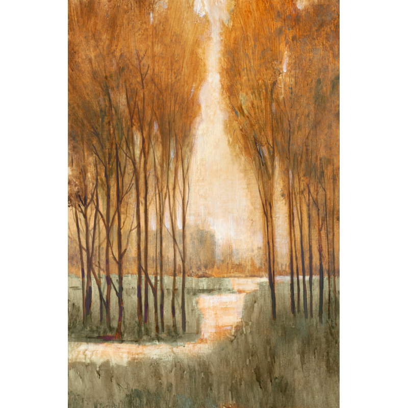 "Golden Forest I", reproduction sur toile tendue, H 36 po x l 24 po