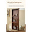 Nouveau miroir en bois de frêne de style chinois avec rangement et roues