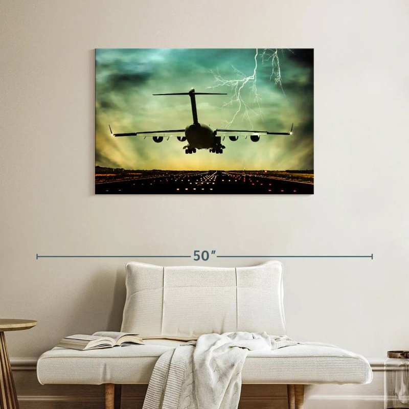 Mehar Last Flight Plane, 26" H x 39" W