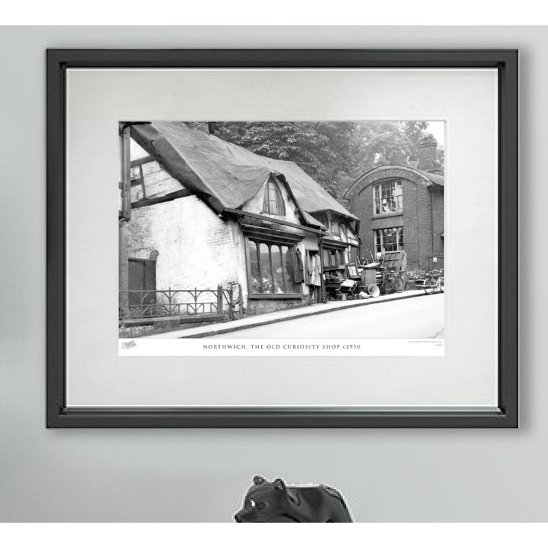 Northwich, The Old Curiosity Shop C1950 - Single Picture Frame Print, 45cm H x 60cm W x 2.3cm D