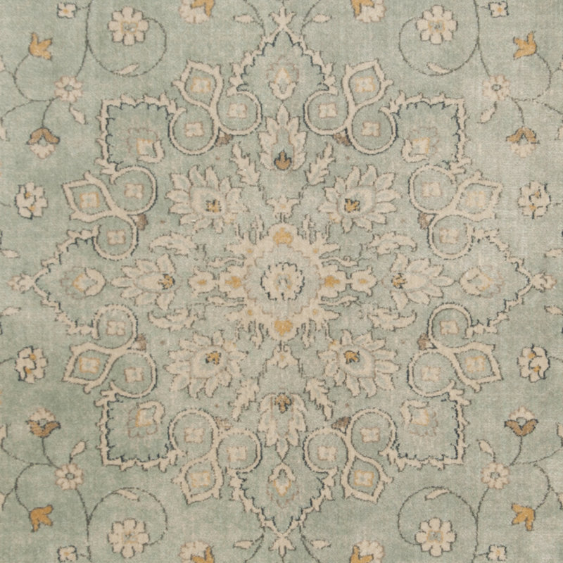 Gorman Floral Viscose 99cm X 140cm Area Rug
