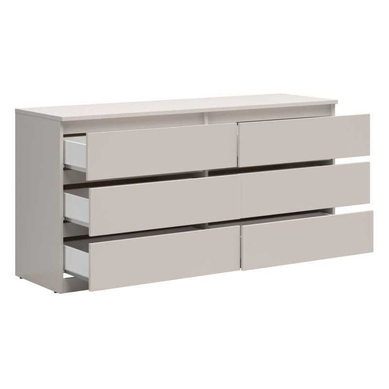 6 -Drawer Rectangle Accent Cabinet, Cashmere