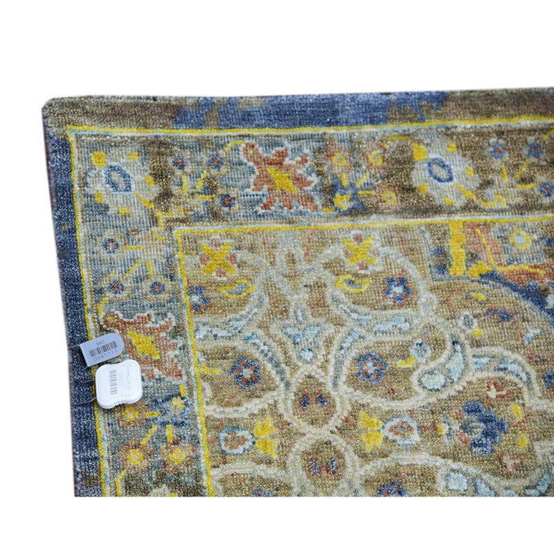 Wool Abstract Area Rug, Rectangle 8' x 10'