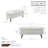 Caralina Fabric Flip Storage Bench with Wooden Legs-1743692447