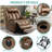 Upholstered Heated Massage Chair-1870497965