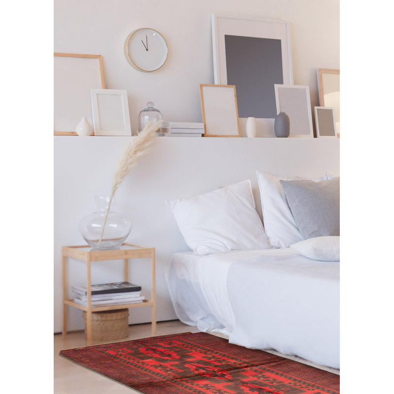 Rizbaft Red Rug 3'5" x 6'1"