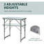 Table de camping portable