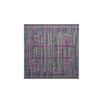 Machine Washable Purple Area Rug