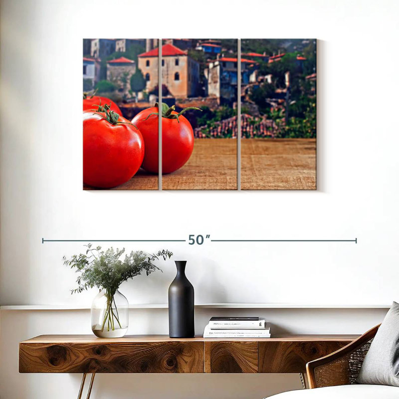 Yarlin Tuscan Tomatoes, 24" H x 38" W