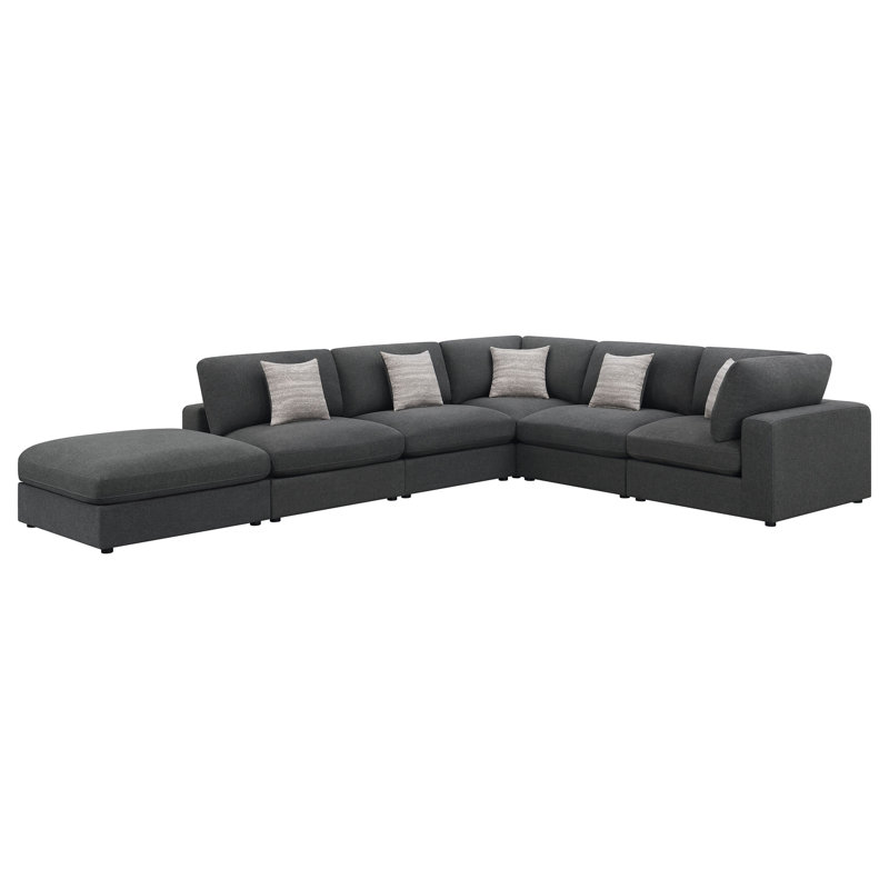 Canapé modulaire rembourré avec coussins réversibles