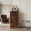 Armoire à vin et buffet modulaire en noyer brun avec rangement spacieux pour l'élégance de la salle à manger