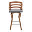 Chaise de bar pivotante en similicuir et bois manufacturé-10115001-10115006