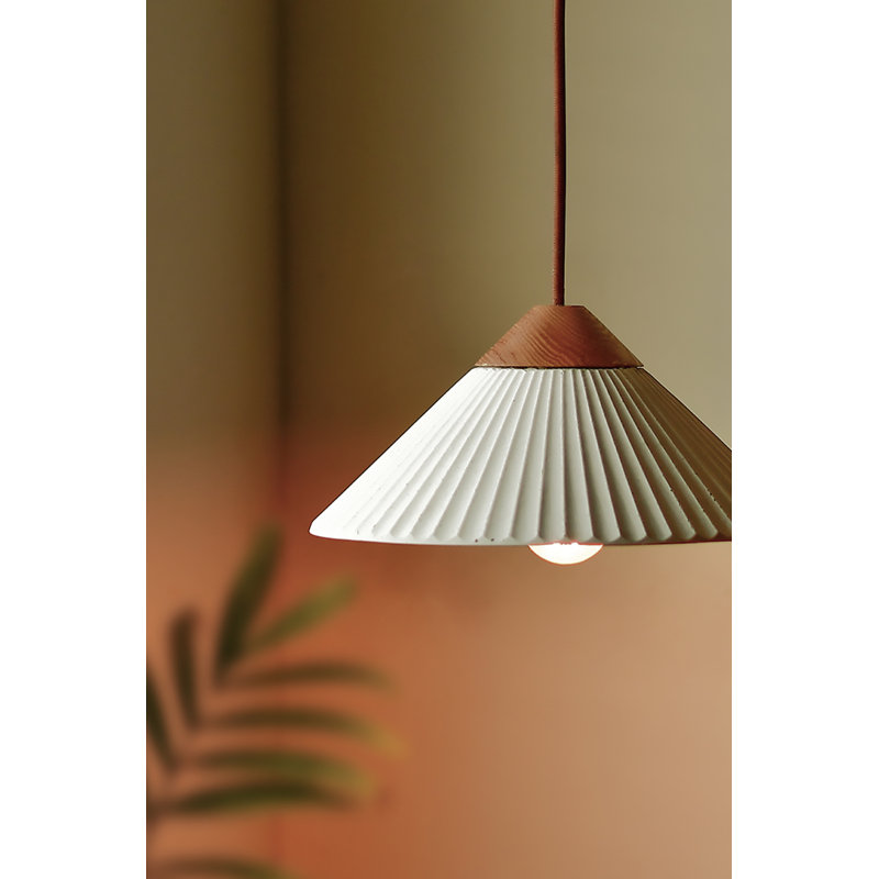 Luminaire suspendu Summit Artisan, Acier inoxydable, Blanc