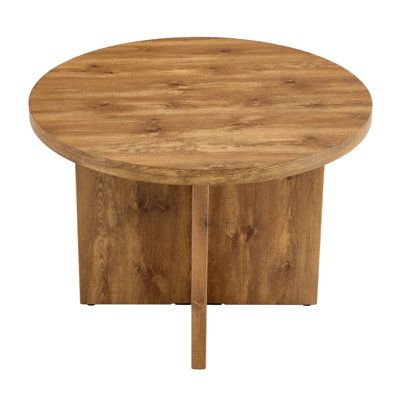 Round Dining Table For 4-6, 42 Inch Modern Kitchen Table Small Dinner Table MDF Kitchen Dinning Table For Cafe Restaurant Wine Bar Home Office Conference