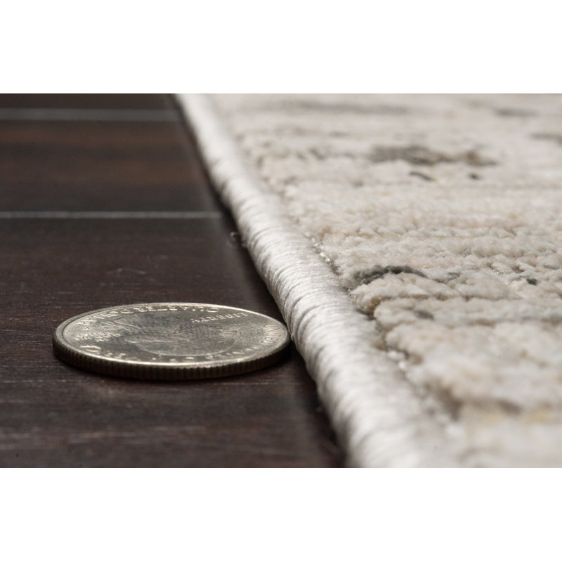 Gadberry 17552-890 BEIGE/GREY, Runner 2'2" x 7'