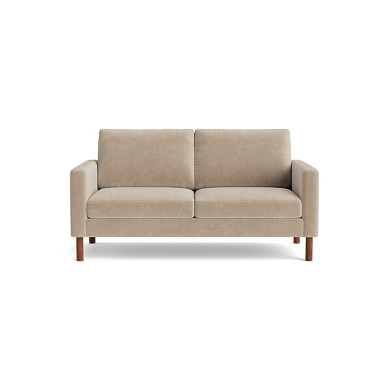 Laguna Loveseat (70"), Velvet - Beige