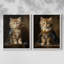 ANIMALS Series CXCII - reproduction encadrée de qualité supérieure - prête à être accrochée - aucun clou requis - aucun clou requis-1173786903-1173786906