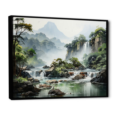 Cascade du Vietnam - Cascade d'argent II - reproduction sur toile