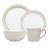 Denby Natural Canvas 4 Pece Dinnerware Set, Service for 1