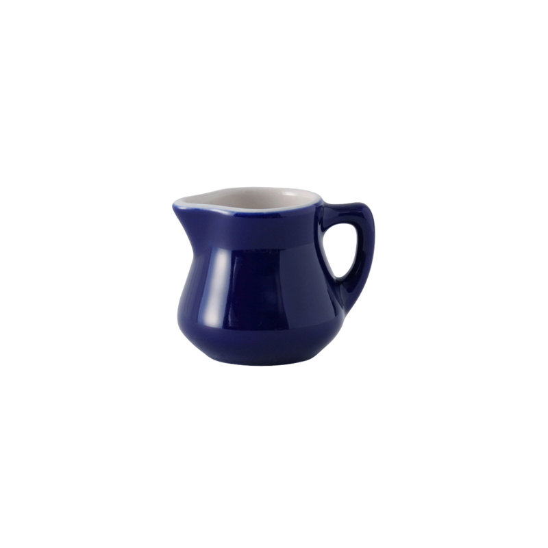 3,5 oz Crémier, Bleu de cobalt / coquille d'oeuf