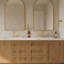 Robinet de salle de bain à poignée simple, robinet de lavabo à 2 trous avec ensemble de bonde-125423833