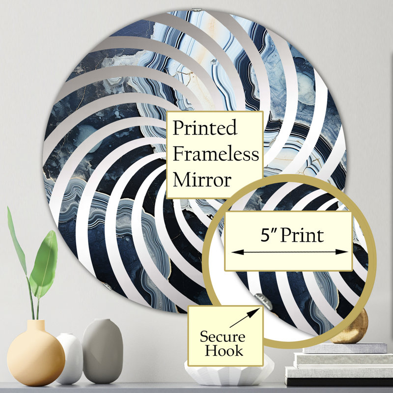 Circle Wall Mirror, 23.6" x 23.6"