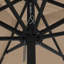 Garden Parasol with LED Strip Lights Polyester and Steel Sun Shade-1163912447