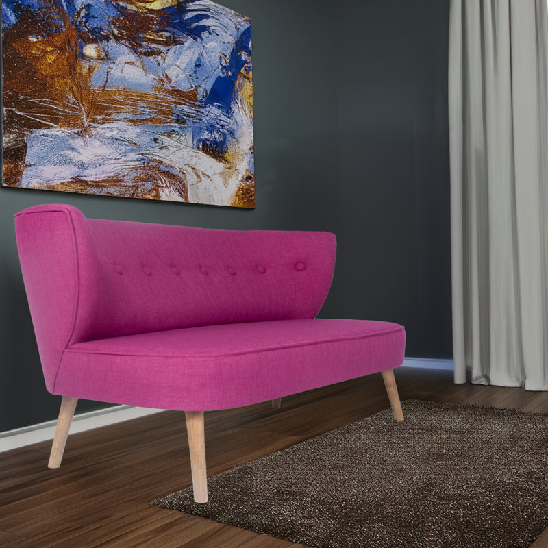 Causeuse 55,51 po, Mauve