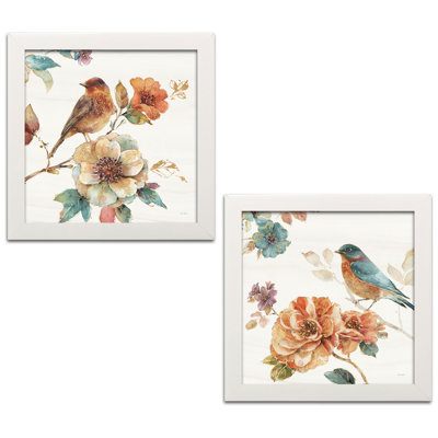 « épices nature ii & iii blanc doux », ensemble de 2 reproductions de peintures à l’aquarelle