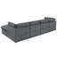 Canapé modulaire de coin avec repose-pieds Annai-1162151139