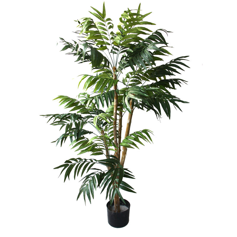 147.32cm Faux Palm Tree in Pot